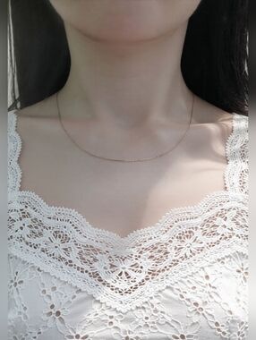 Dainty Elegant 16 Inch 10k Gold Necklace